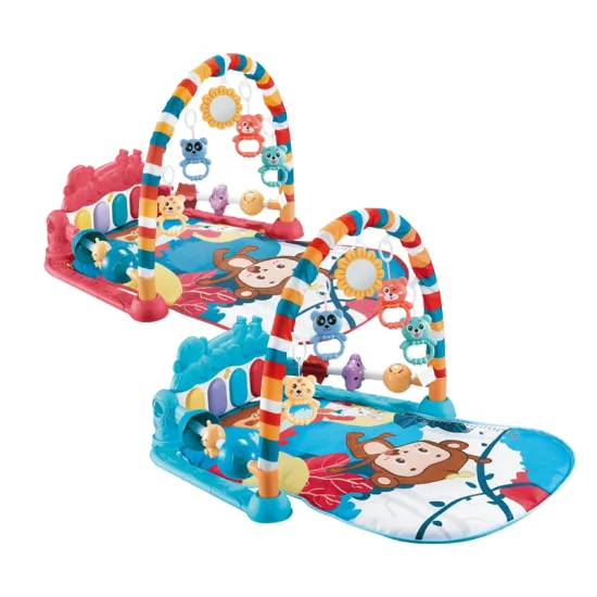 Custom Soft Play Floor Mat for Fitness Gym and Baby Sports Toys with Hanging Rattles