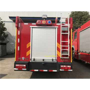 2 ton water foam fire truck