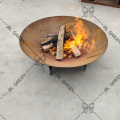 Corten Steel Metal Modern Fire Pit