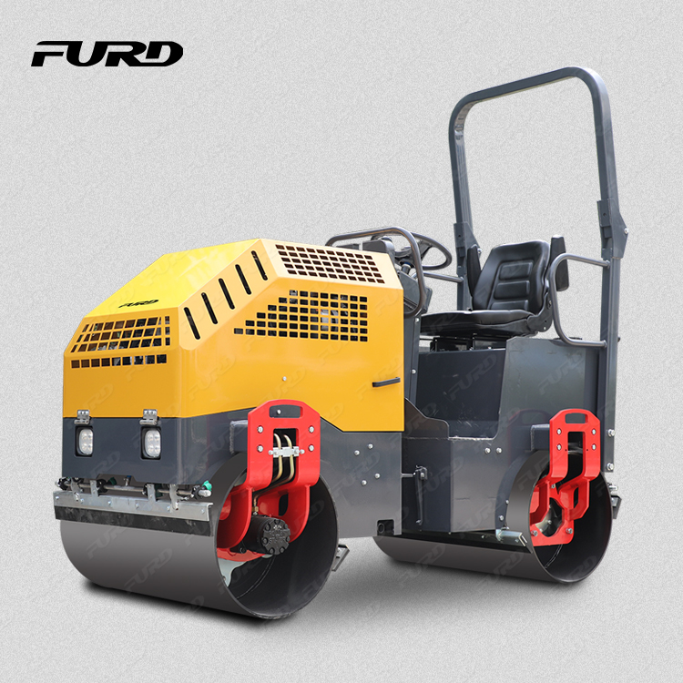 Operated convenient 1.8ton new mini vibratory road roller