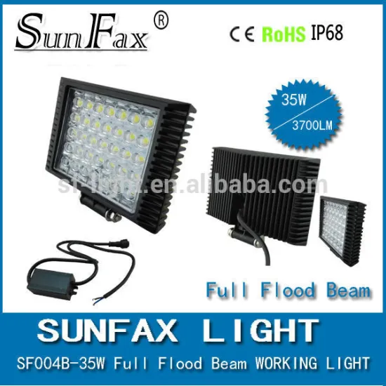 7" 35W led work flood lights Truck led mechanics portable working lamp