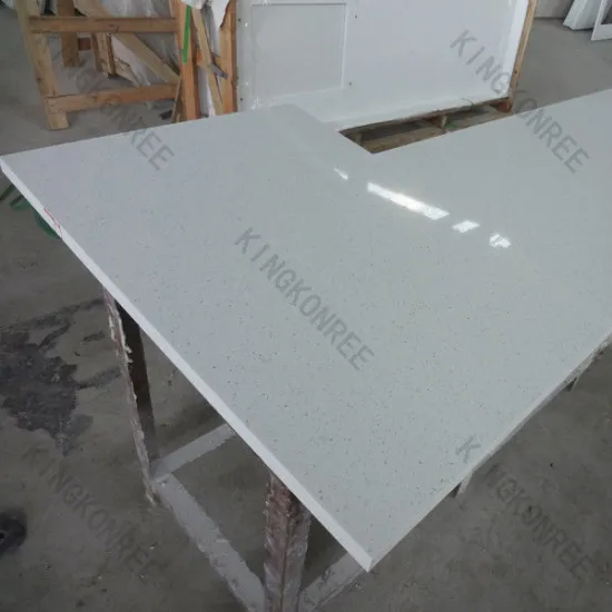 Eco Friendly High Gloss Prefab Quartz Stone Countertops Acrylic Solid Surface Worktop