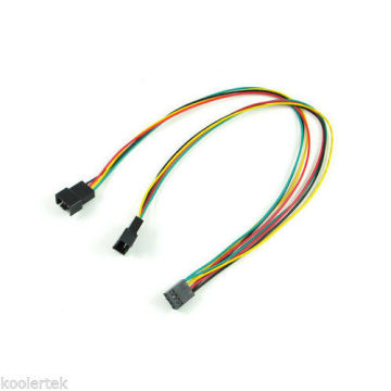 Câble de ventilateur à double adaptateur PWM Y Splitter