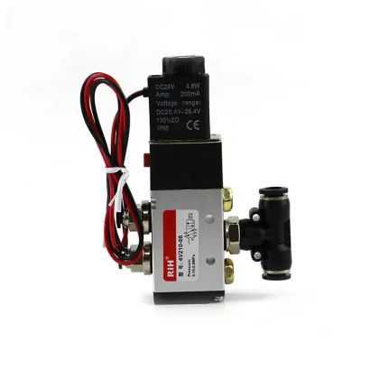 Airtac Air Compressor Pneumatic Wired Solenoid Valve