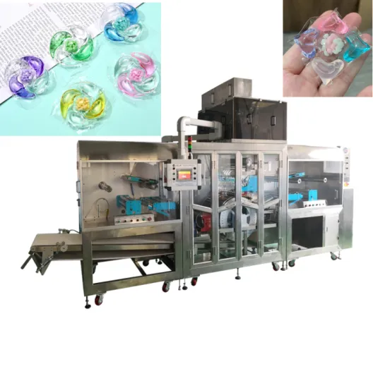 Popular Automatic High Speed Laundry Detergent and Dish Wash Pod Making Machine for Sale