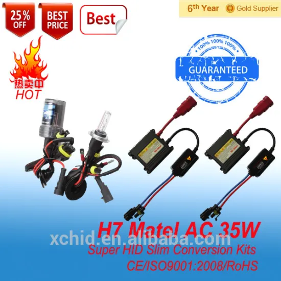 35W/AC/12V HID xenon kit, hid car headlight h7