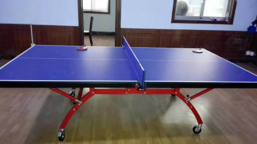 Tavolo da ping pong pieghevole doppio arcobaleno