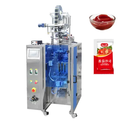 Tomato Paste and Peanut Butter Chutney Pouch Filling and Packing Machine