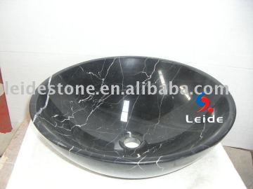 Nero Margiua round vessel sink