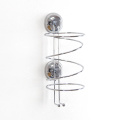 wall mounted suction cup metal hair dryer rack drying holder