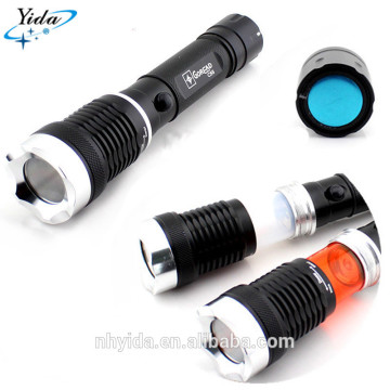 C55 R2 led zoom aluminum magnetic camping lantern flashlight
