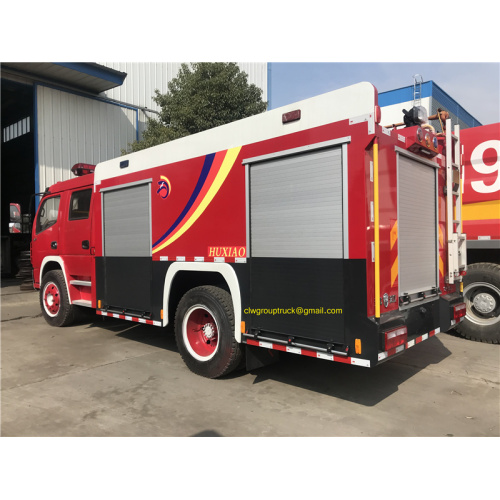 Camión de bomberos de espuma de agua de 2 toneladas