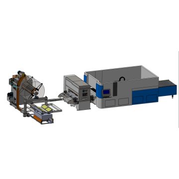 Автоматизированная линия подачи лазерной резки