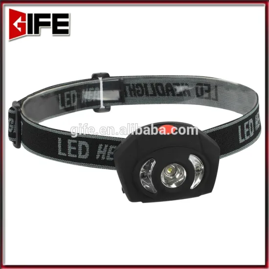 GF-8009 Factory Cheapest Mini Plastic Headlamp LED Portable Headlight for camping,hiking