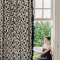 Blackout Blackout Blackout Cashmere Ink Print Curtains