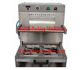 AS-2 Vertical Pneumatic food tray sealing machine