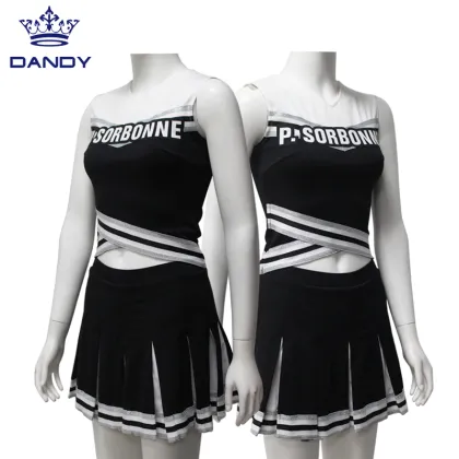 Customize cheap womens cheerleaders uniforms sexy skirt