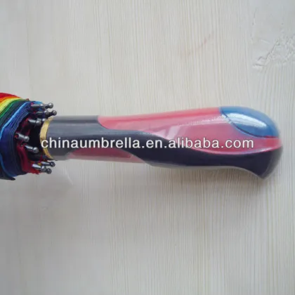 umbrella corporation 24K Multi-color Rainbow golf umbrella XB-011