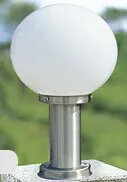 stainless steel with Opal PMMA diffuser outdoor lawn light