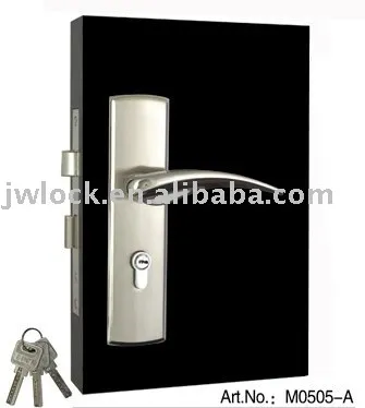 Woonden Door Lock M0505-A Front Entry Door Handle Lock Set