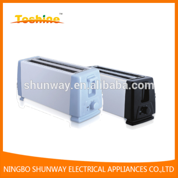 Hot selling 4 slice pop up stainless steel long toaster