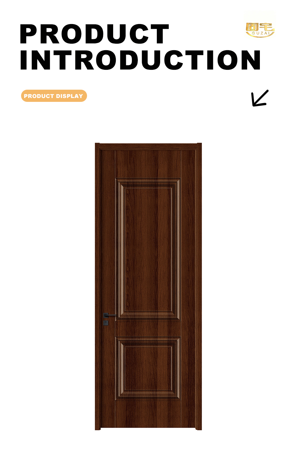 Dark Spliced Timber Interior Door X