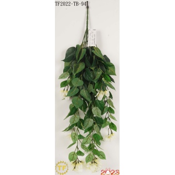 32" White Bougainvillea hanging bush