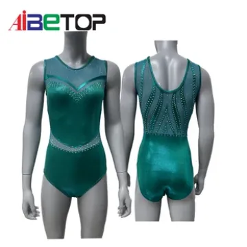 Laraçolas de ginástica sem mangas de stromstone verdes