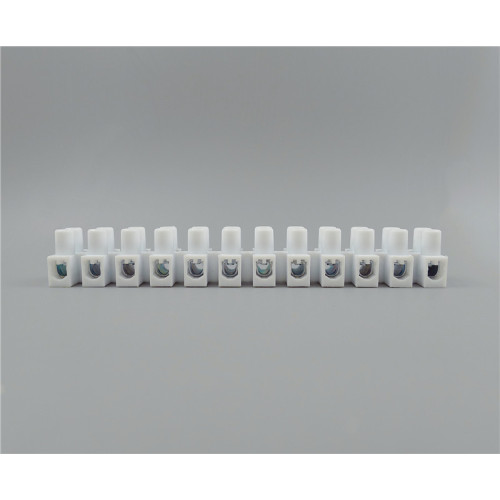 terminal block made of polypropylene raised base(4 sides)