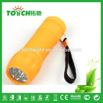 Beautiful plastic small flashlight small size LED flashlight cheap LED flashlight