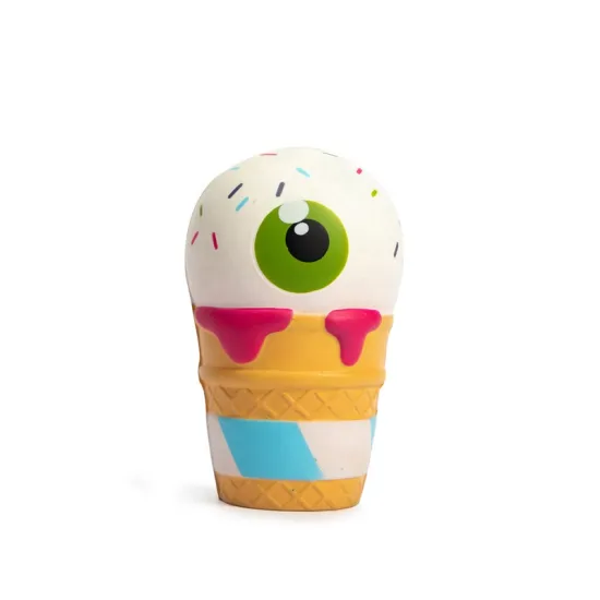 Custom Logo Squishy Cake Eyeball Anti-Stress Toy & Stress Ball: Unique Gifts for Relaxation and Fun