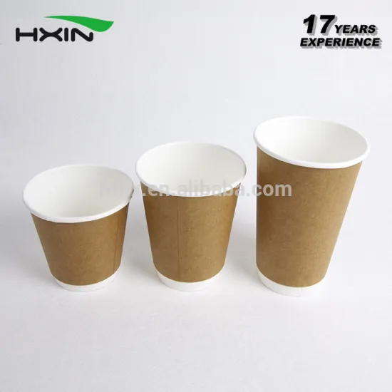Hard Thick Double Wall Kraft Paper Cup for Coffee