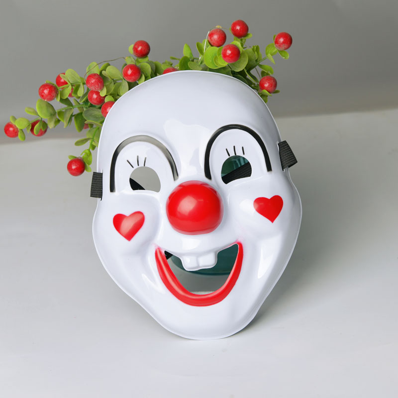 Cute Smiling Clown PVC Party Mask