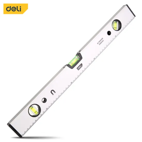 DELI TOOLS 300MM 400MM 500MM 600MM 800MM High Accuracy Measuring Instruments Aluminum Alloy Spirit Level