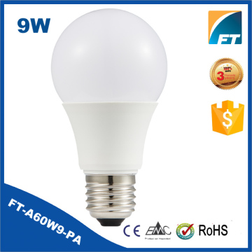 FT-A60W9-PA 9W E27 AC100-240V LED BULB