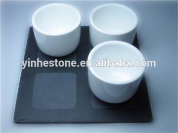 2016 100% natural slate tableware, slate dinnerware
