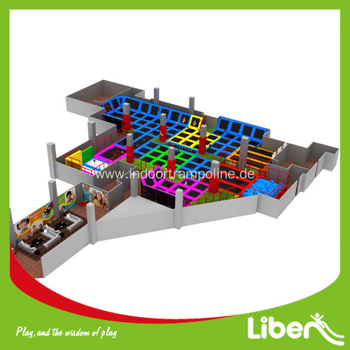 Customized indoor trampoline park for shopping mall