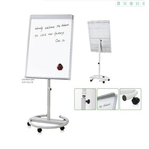 Office Mobile White Flip Chart الحامل السبورة المنقولة