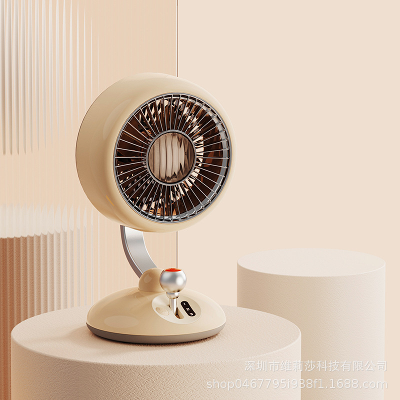 Unique Desk Fan with Night Light