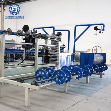 Fully Automatic Double Wire Chain Link Fence Netting Machine with Servo Motor