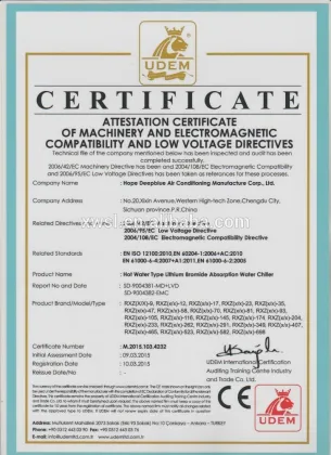 Deepblue Chiller with Hot Water Source