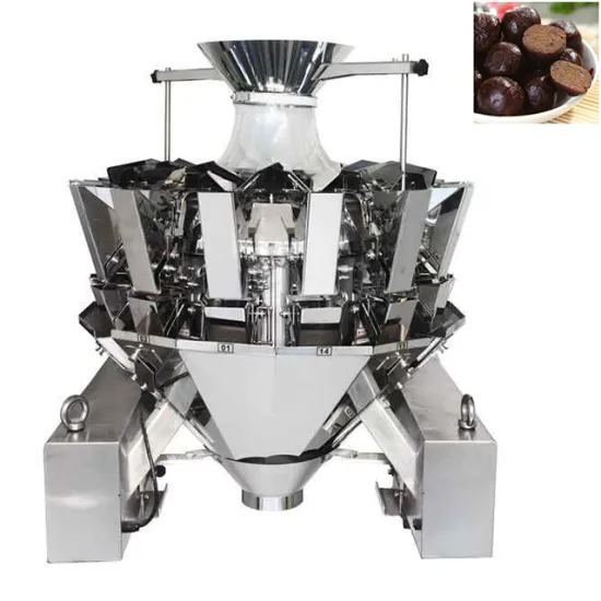 High Accuracy Mini 14 Heads Weigher for Small Granules and Cubes