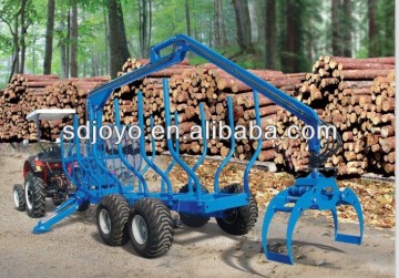 CE Log grabber ,timber trailer with crane, atv timber trailer for sale