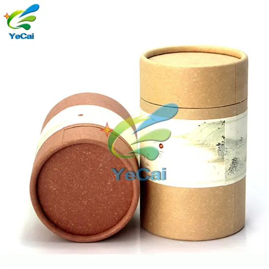 Custom design luxury packaging paper tube , gift packaging cardboard tea box tube