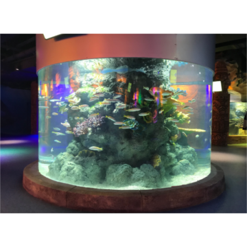 Grand aquarium pour le restaurant