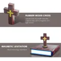 Holy Nightlight: Decoração cruzada de levitamento magnético