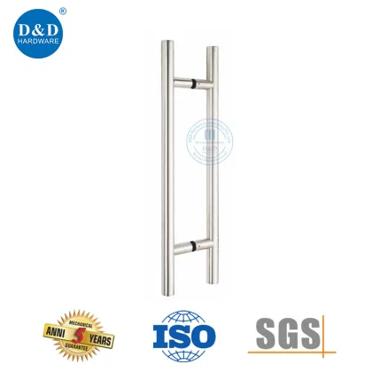 Stainless Steel T Bar Glass Door Pull Handle