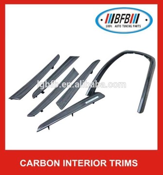100% REAL CARBON FIBER INTERIOR TRIMS KIT FOR AUDI Q5 QUATTRO LOGO 2012