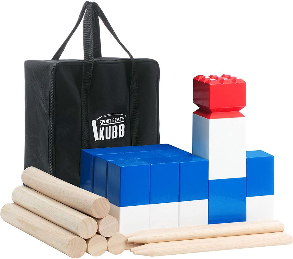 Bolsa de almacenamiento Backyard Hardwood KUBB Party Team juego