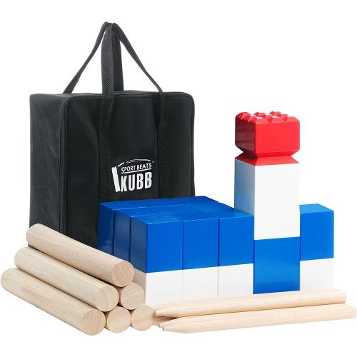 Bolsa de almacenamiento Backyard Hardwood KUBB Party Team juego